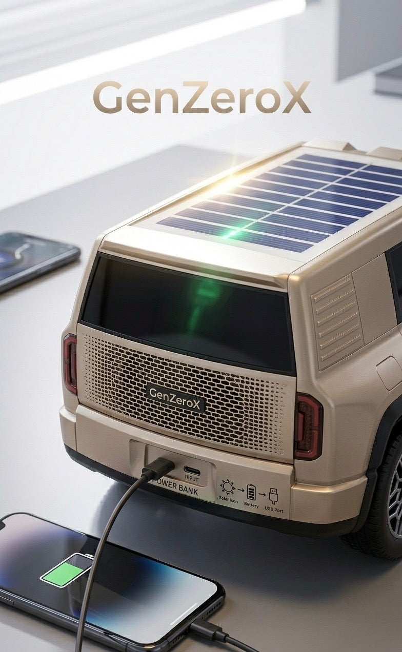 Car speaker wireless with solar power