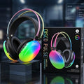GENZEROX NeonPulse Series | Premium RGB Wireless Over-Ear Headphones