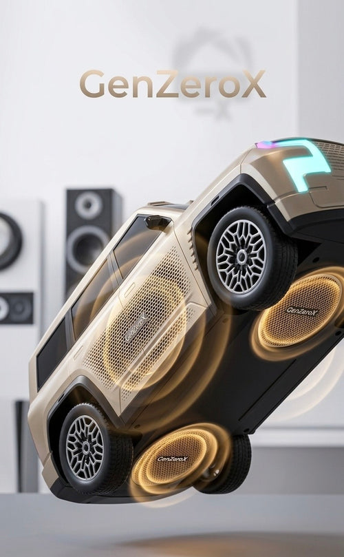 Car speaker wireless with solar power