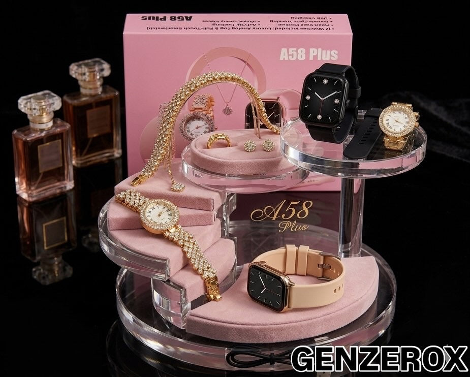 SMARTWATCH+JEWELLERY COMBO