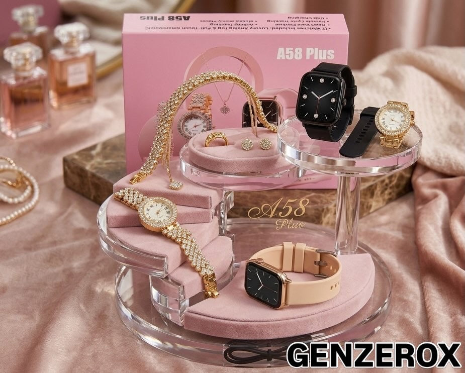 SMARTWATCH+JEWELLERY COMBO