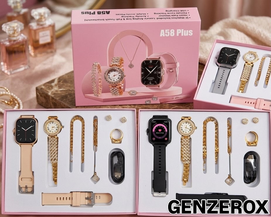 SMARTWATCH+JEWELLERY COMBO